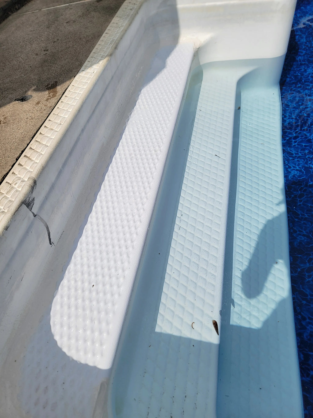 Plastic / Vinyl Step Repair - Blue Bottom Pools 