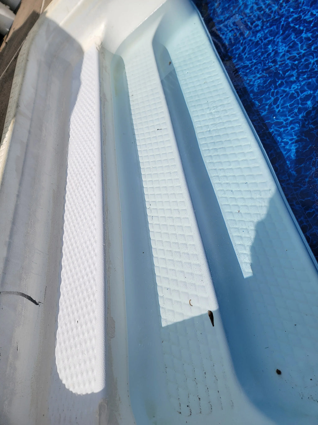 Plastic / Vinyl Step Repair - Blue Bottom Pools 