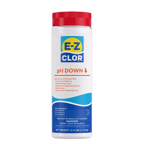 E-Z Clor PH Down - Blue Bottom Pools 