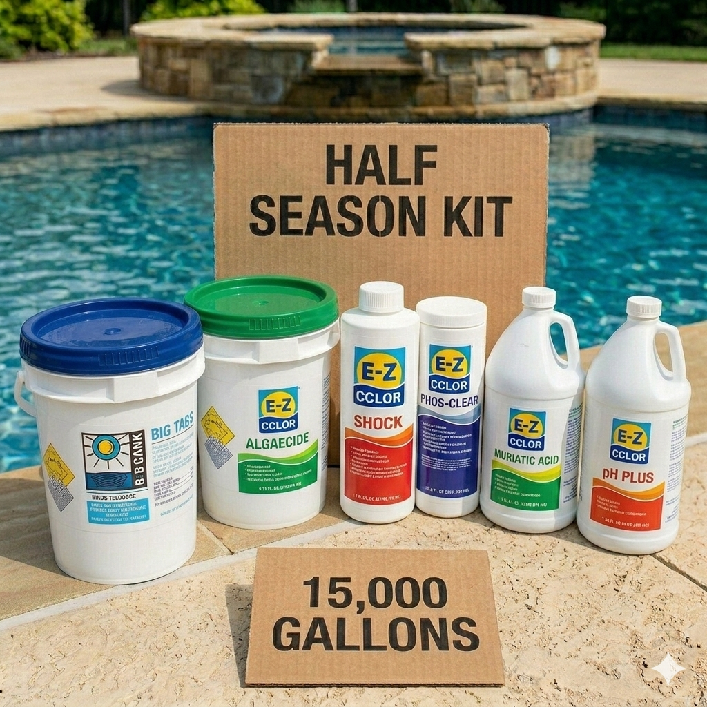 Half Season Chemical Bundle- 15k Gallons