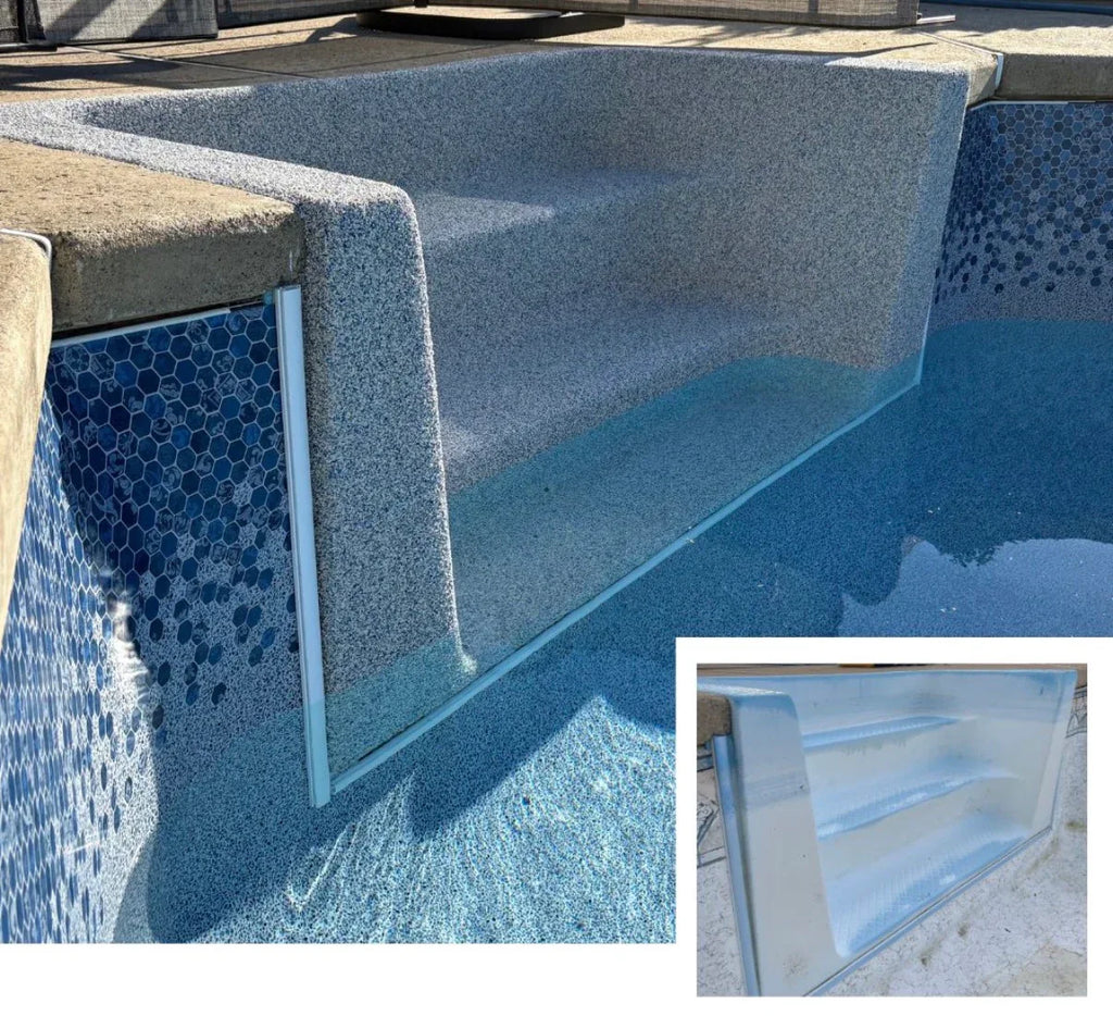 Plastic / Vinyl Step Repair - Blue Bottom Pools 