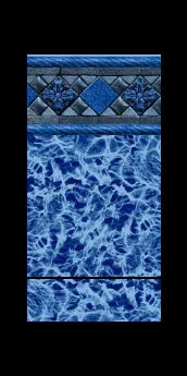 Kingsford Tile / Diffusion Print - Blue Bottom Pools 
