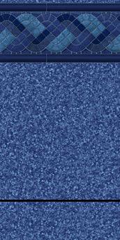 Raleigh Tile / Beach Pebble Print - Blue Bottom Pools 
