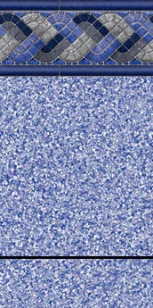 Lexington Tile / Sand Pebble Print - Blue Bottom Pools 