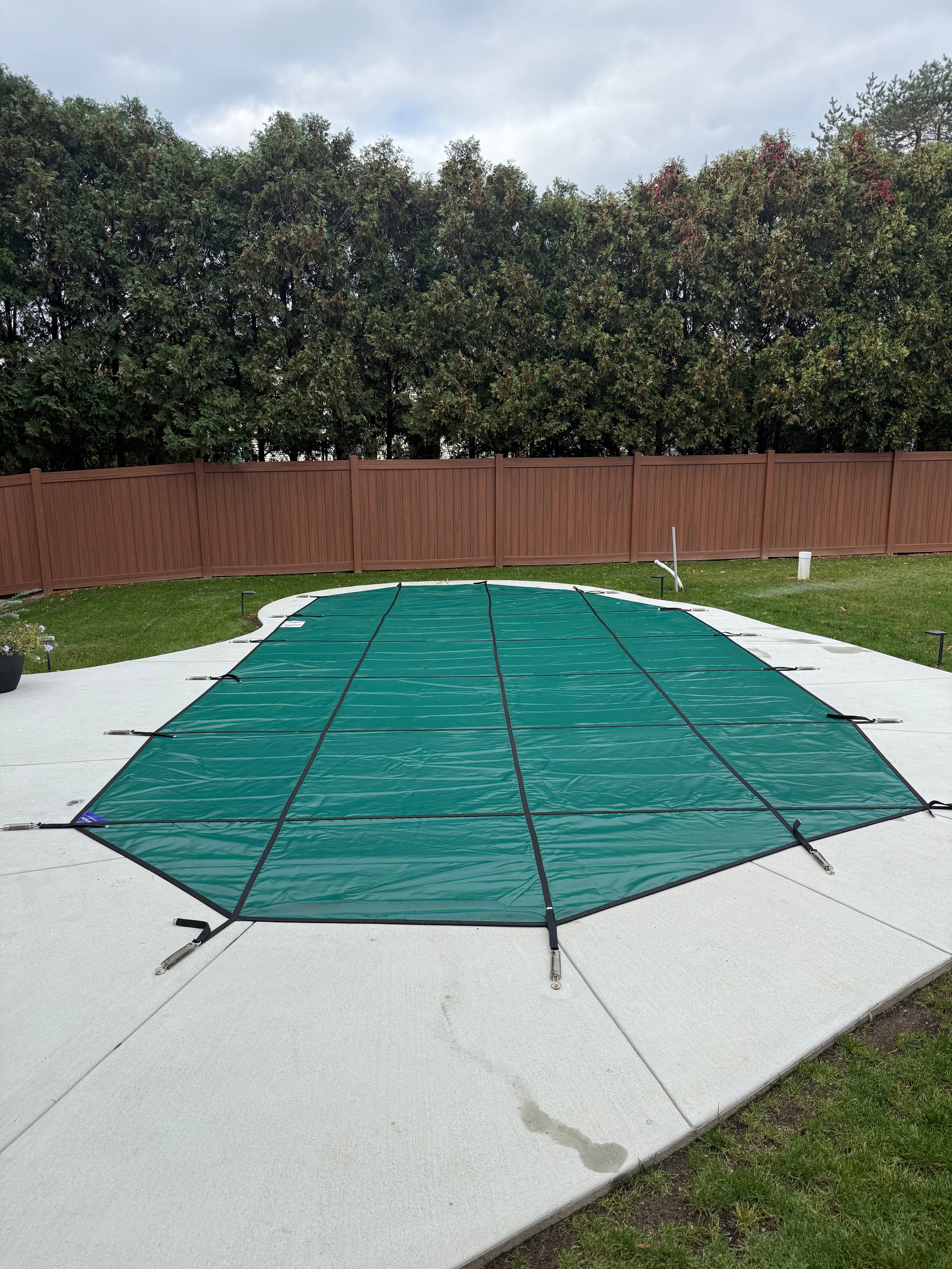 Winter Safety Cover Cleaning
