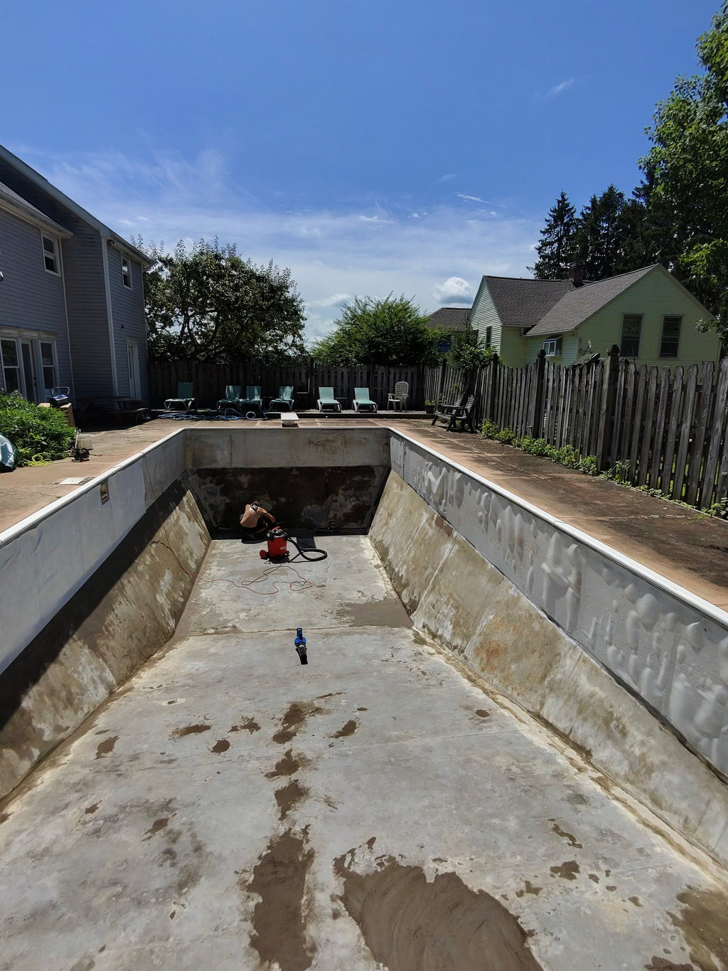 Square Vinyl Liners - Blue Bottom Pools 