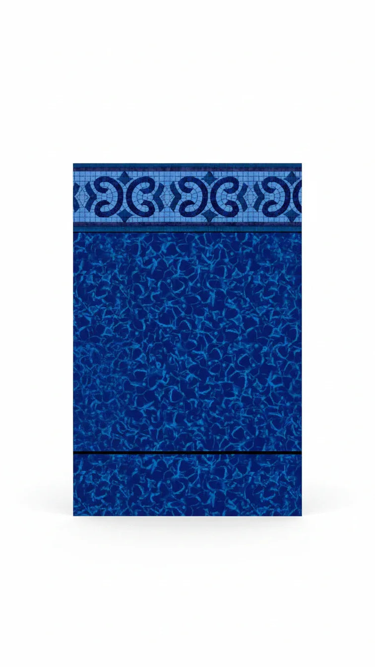 Cozumel Tile / Cancun Print - Blue Bottom Pools 