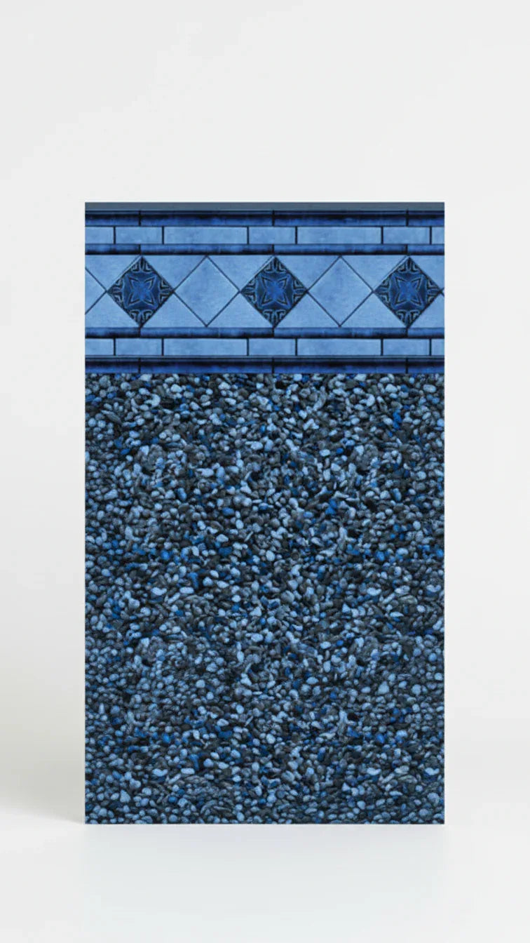 Fremont Tile / Gladstone Print - Blue Bottom Pools 