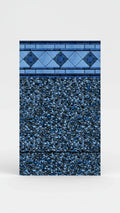 Fremont Tile / Gladstone Print - Blue Bottom Pools 