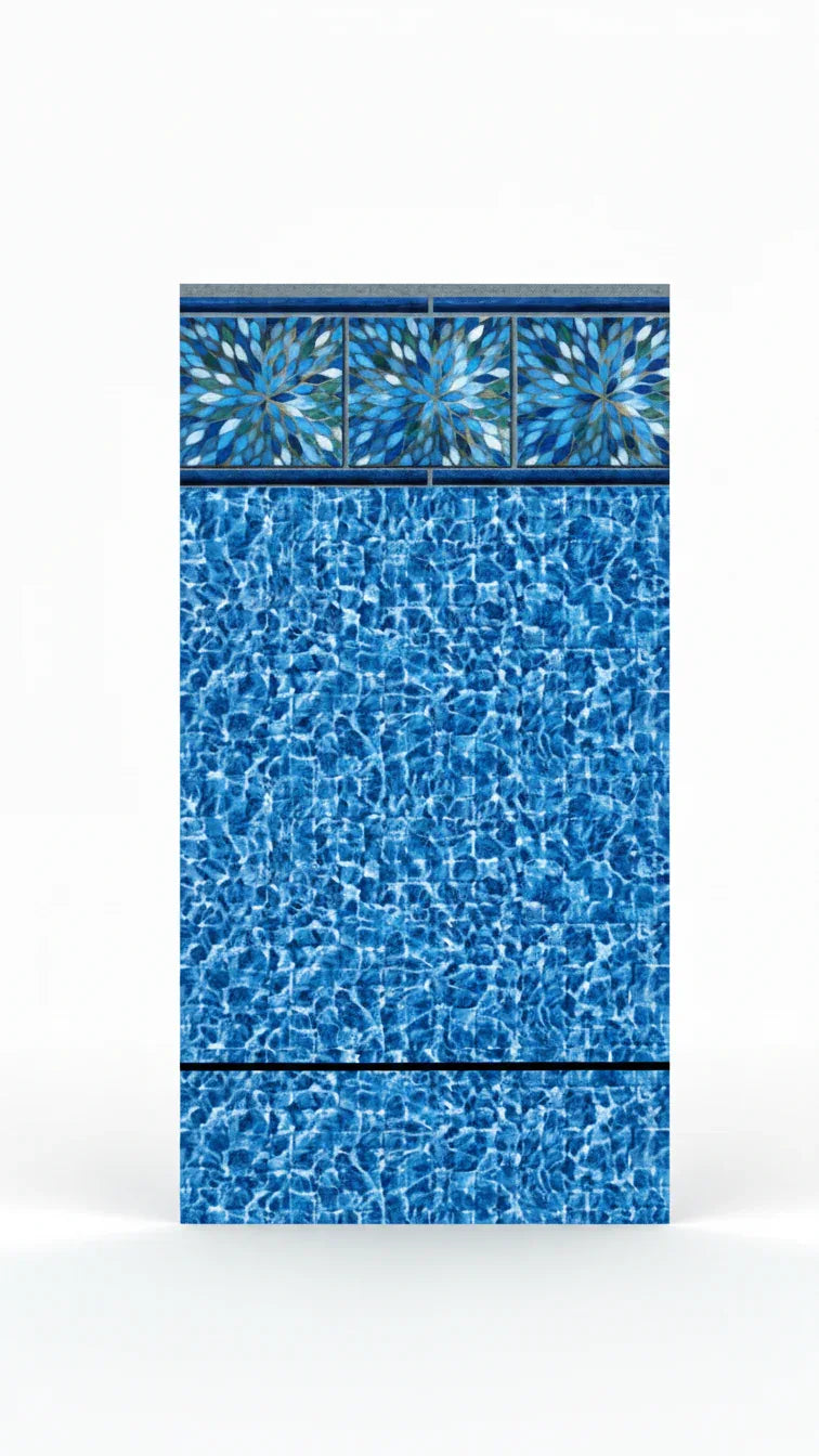 Catalina Tile / Vermilion Print - Blue Bottom Pools 
