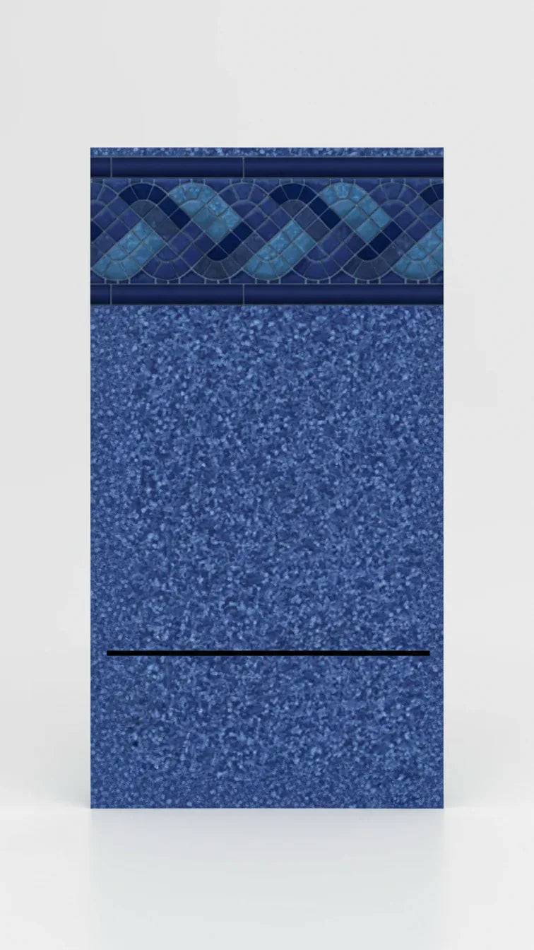 Raleigh Tile / Beach Pebble Print - Blue Bottom Pools 
