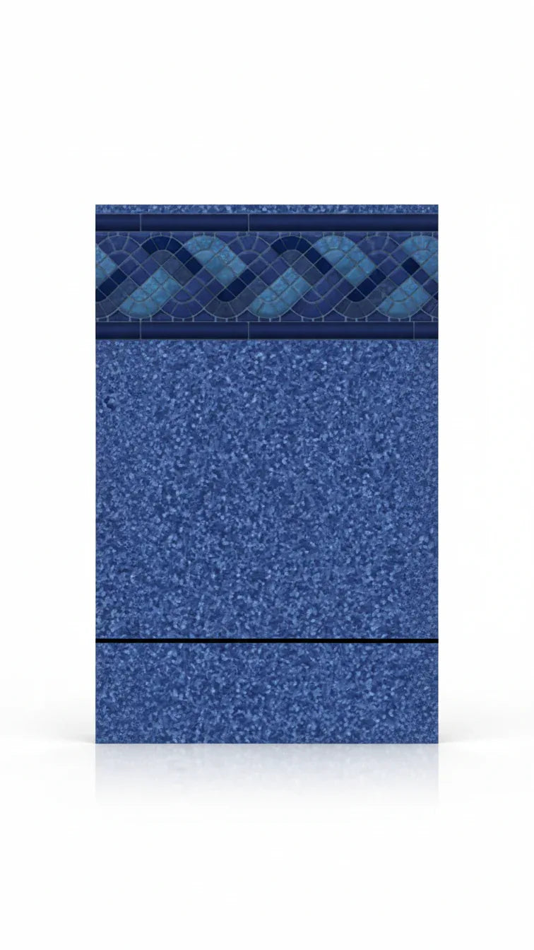 Raleigh Tile / Beach Pebble Print - Blue Bottom Pools 