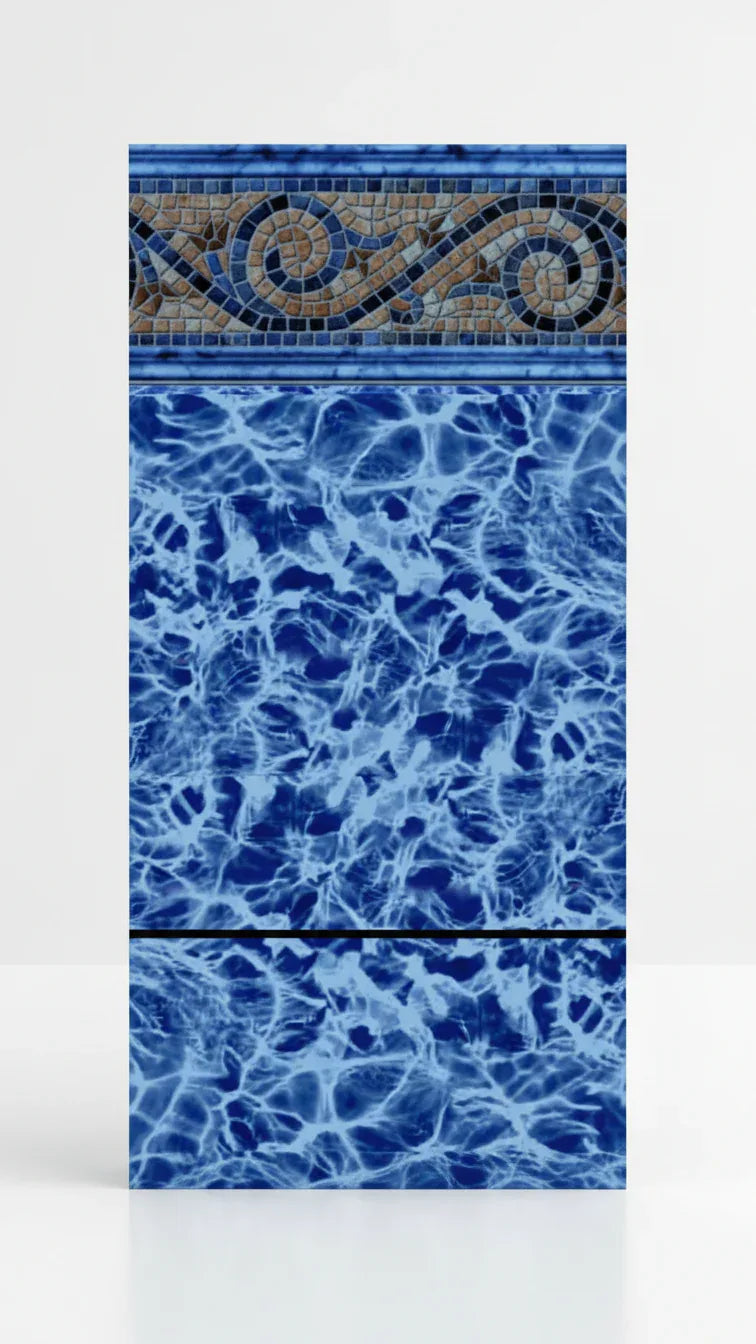 Siesta Tile / Diffusion Print - Blue Bottom Pools 