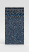 Rockford Tile / Greystone Print - Blue Bottom Pools 