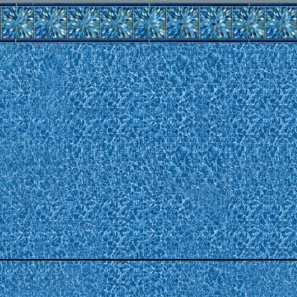 Catalina Tile / Vermilion Print - Blue Bottom Pools 