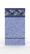 Lexington Tile / Sand Pebble Print - Blue Bottom Pools 