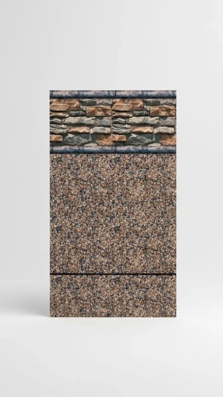 Stratford Tile / Seaglass Print - Blue Bottom Pools 